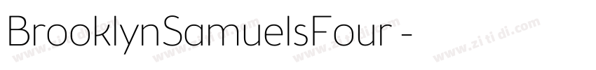 BrooklynSamuelsFour 字体转换